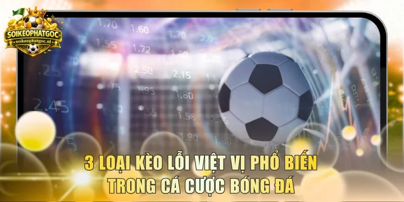 3 loại kèo lỗi việt vị phổ biến trong cá cược bóng đá