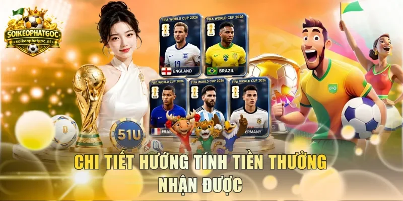Chi tiết hướng tính tiền thưởng nhận được