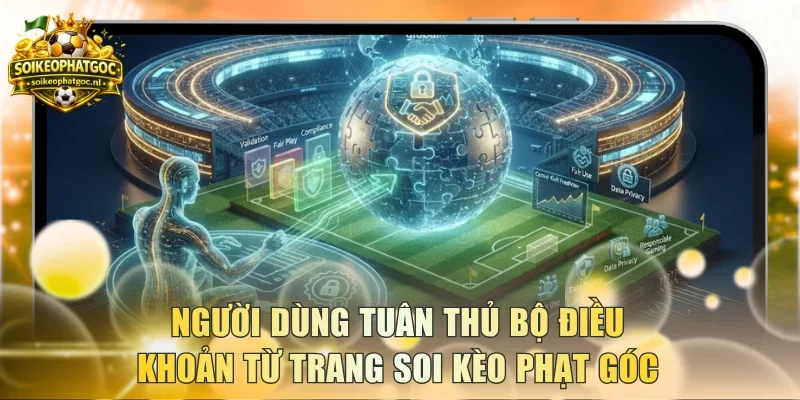 Người dùng tuân thủ bộ điều khoản từ trang Soi kèo phạt góc