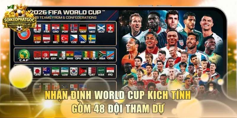 Nhận định World Cup kịch tính gồm 48 đội tham dự