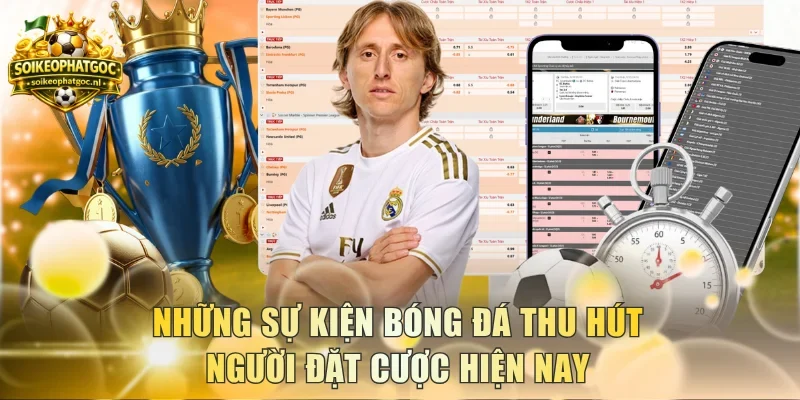 Những sự kiện bóng đá thu hút người đặt cược hiện nay