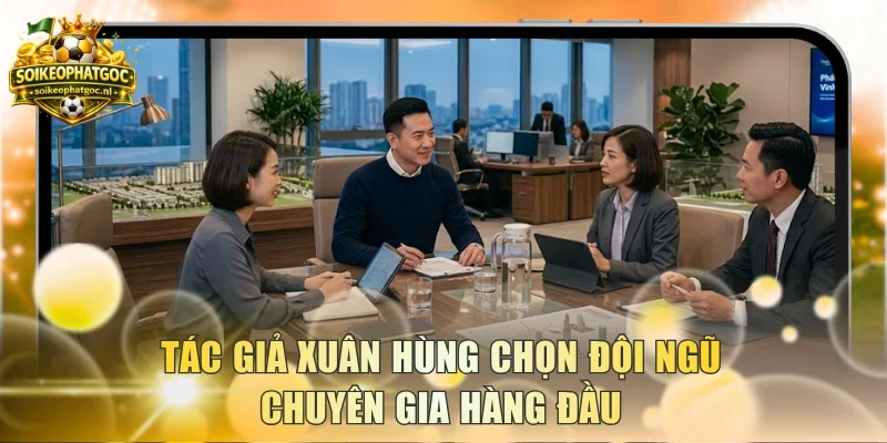 Tác giả Xuân Hùng chọn đội ngũ chuyên gia hàng đầu