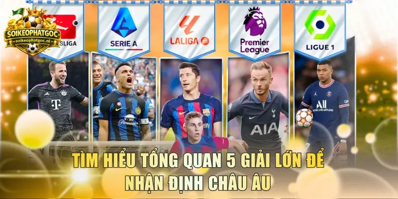 Tìm hiểu tổng quan 5 giải lớn để nhận định châu Âu