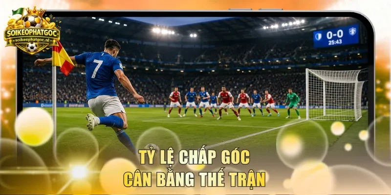Tỷ lệ chấp góc cân bằng thế trận